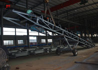 Cement Carbon Steel Mobile Conveyor Belt 2m Portable Industrial Overland