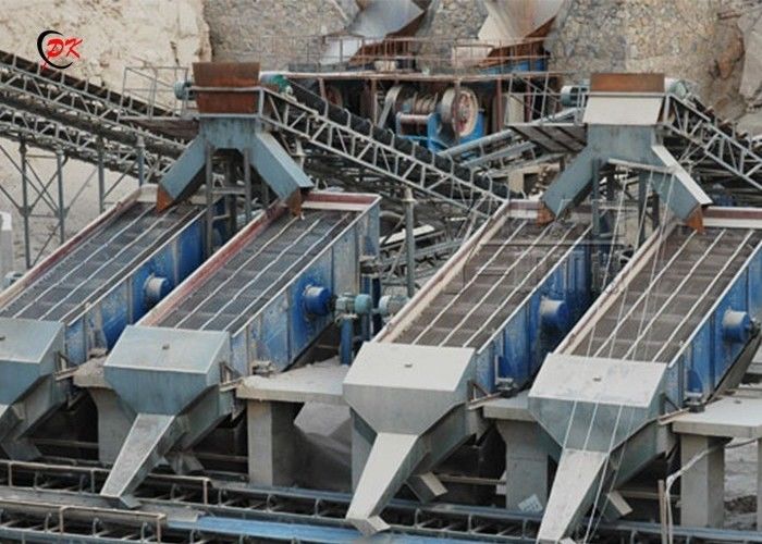 One Deck Ore Dressing Circular Vibratory Sifter Round Vibrating Screen For Coal Preparation